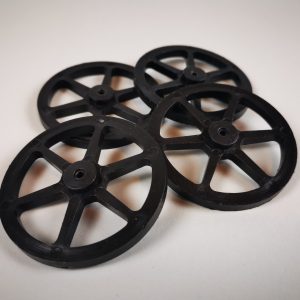 Fan-Powered Car Wagon Wheel Set