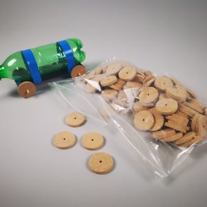 40 mm mdf rocket car wheels (full class set)