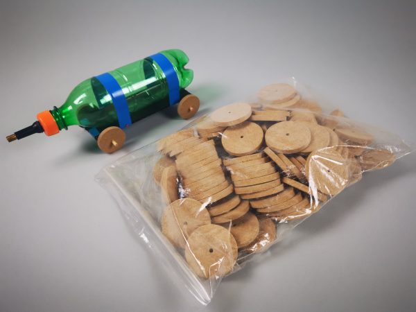 50 mm mdf rocket car wheels (full class set)