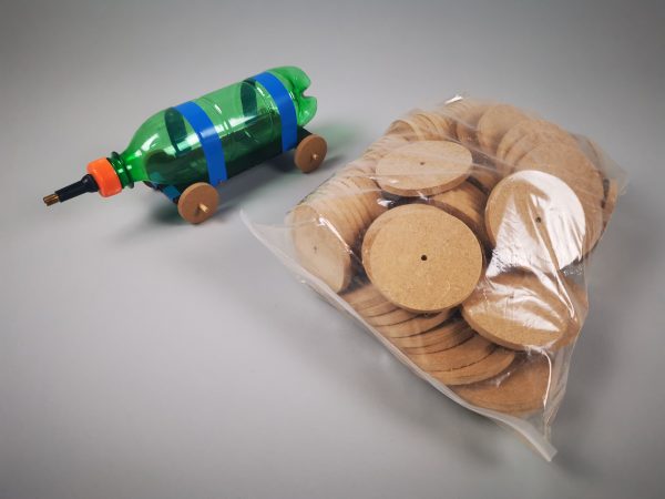 70 mm mdf rocket car wheels (full class set)
