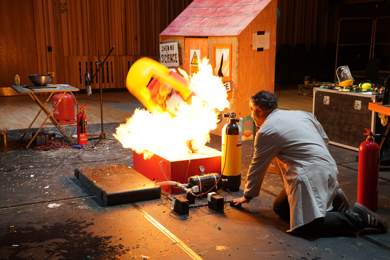 The exploding teddy bear car